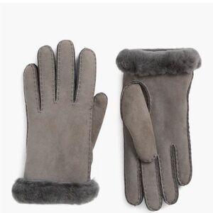NWT UGG Gray Shearling Gloves
